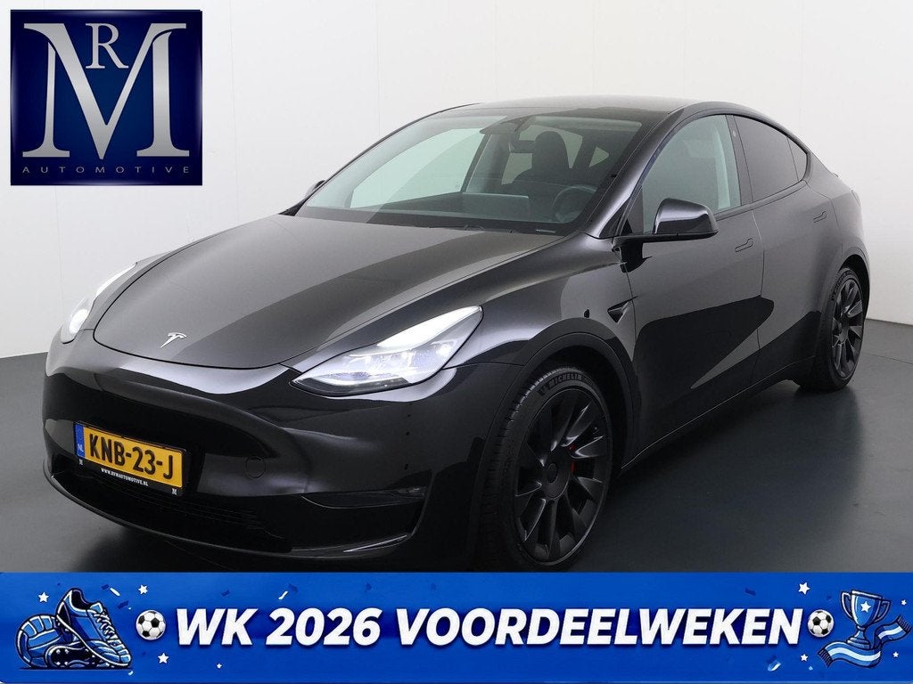 Tesla Model Y Performance AWD 75 kWh VAN: 42.900,- VOOR: 39., Auto's, Tesla, Automaat, Electronic Stability Program (ESP), Gebruikt