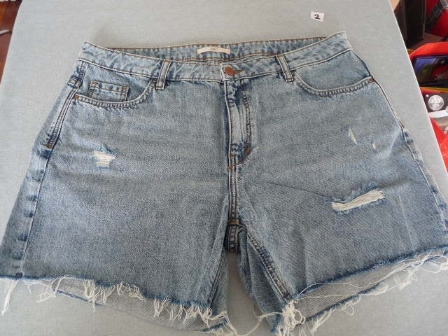 Bermuda, short , korte jeansbroek, EDC, mt 34=46, Kort, Blauw, Maat 46/48 (XL) of groter, Ophalen of Verzenden