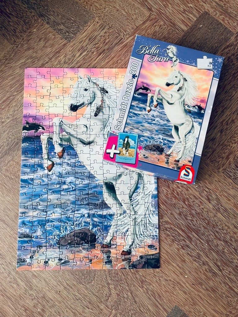 Puzzel paard 200 stukjes, Ophalen, Meer dan 50 stukjes, Zo goed als nieuw, 6 jaar of ouder