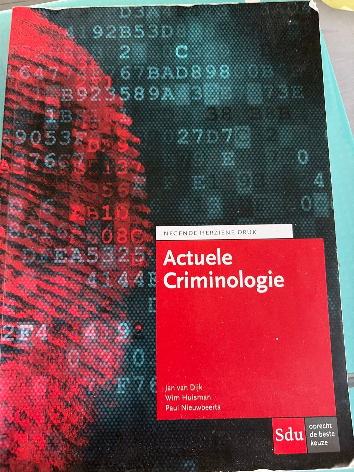 Actuele Criminologie - Negende Herzien Druk, Ophalen of Verzenden, Gamma, Gelezen, HBO
