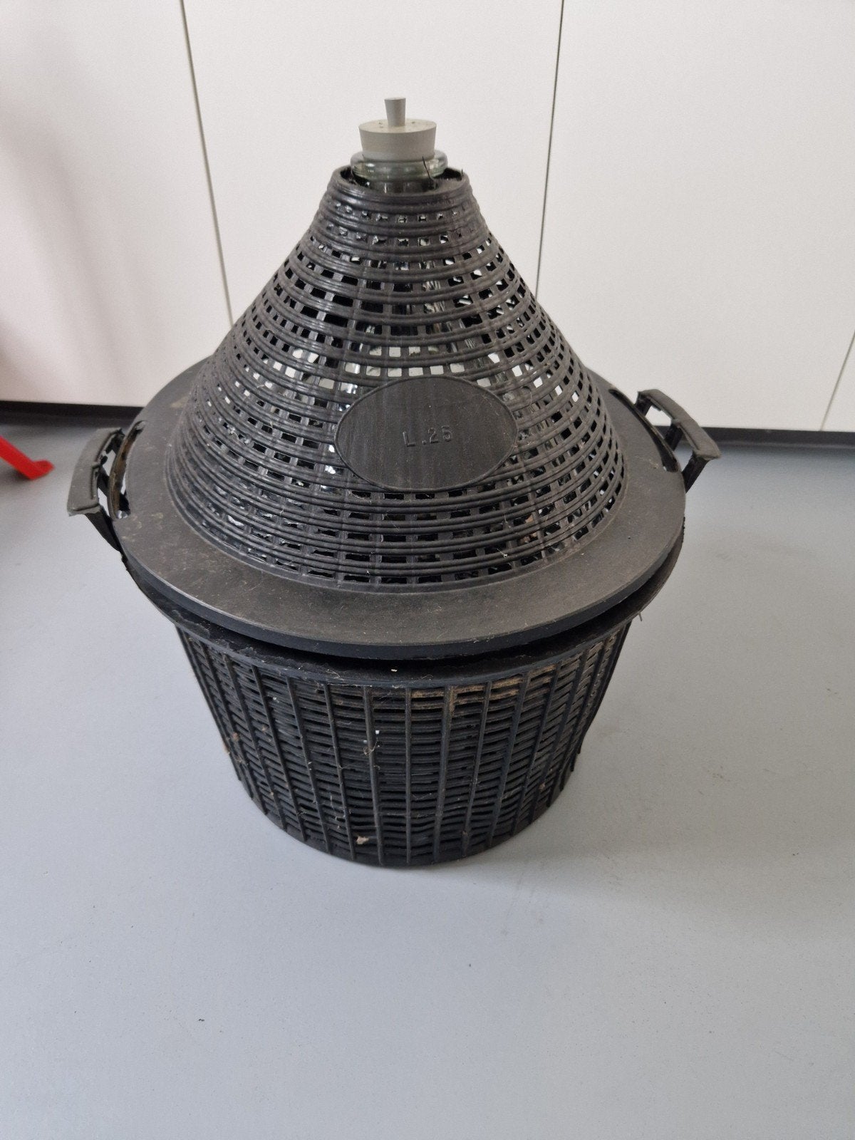 ballonfles, gistfles (20liter) met mand, 3 stuks, Hobby en Vrije tijd, Ophalen