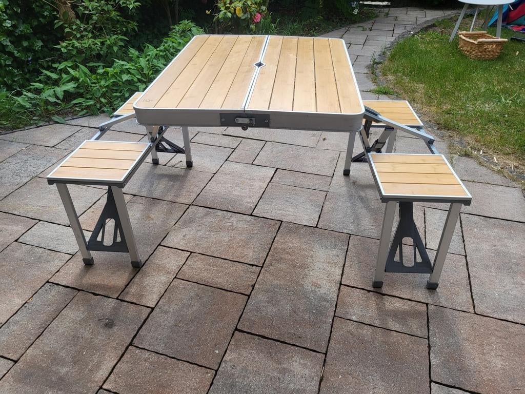 Campingtafel, inklapbare picknicktafel, Ophalen, Zo goed als nieuw, Campingtafel