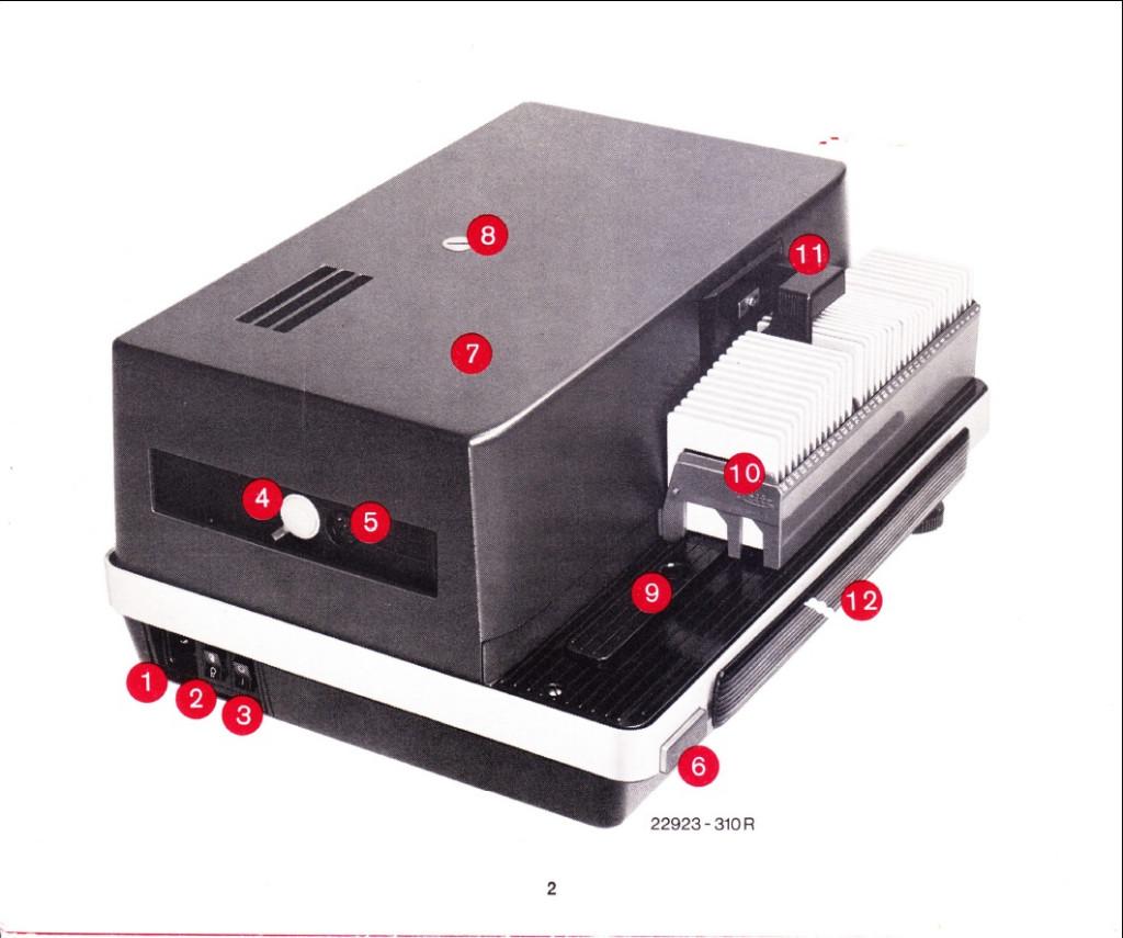 Leitz Pradovit CA1500 CA2500 stekker autofocus, Ophalen of Verzenden, Zo goed als nieuw