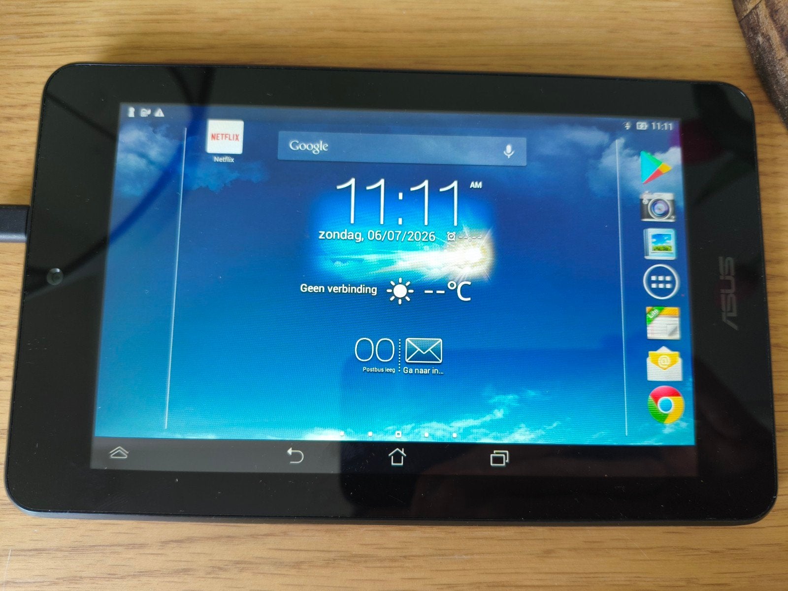 Asus 7 inch tablet, Computers en Software, Android Tablets, Ophalen of Verzenden, 10 inch
