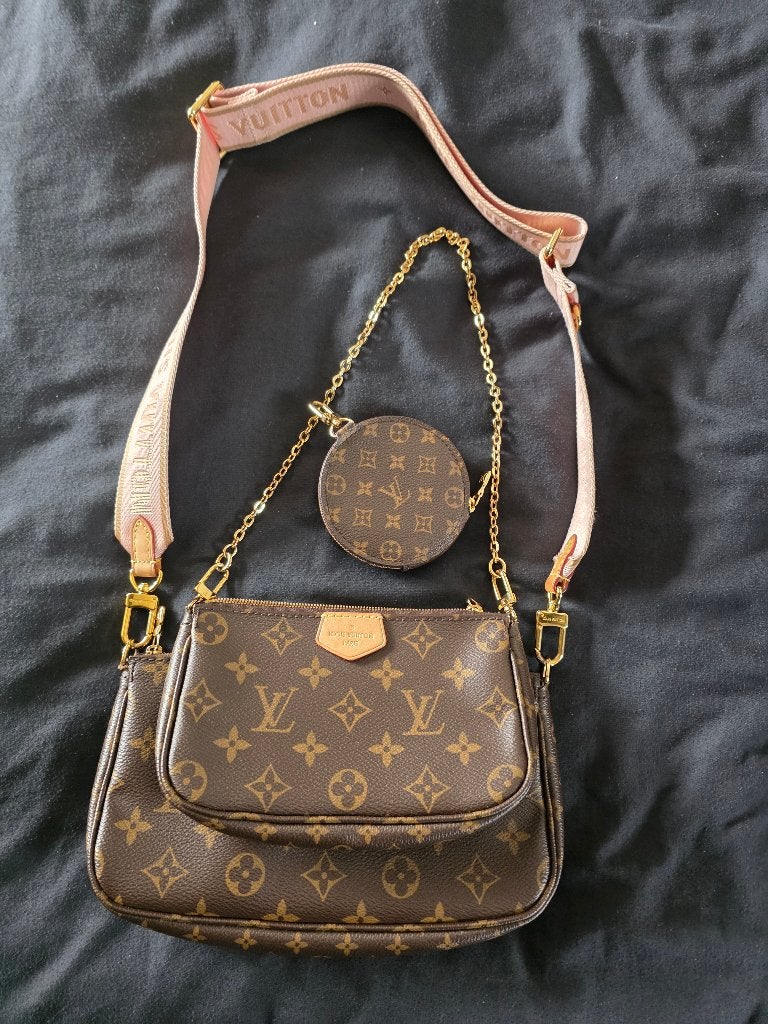 Louis Vuitton Multi Pochette, Ophalen of Verzenden, Zo goed als nieuw, Bruin, Overige merken