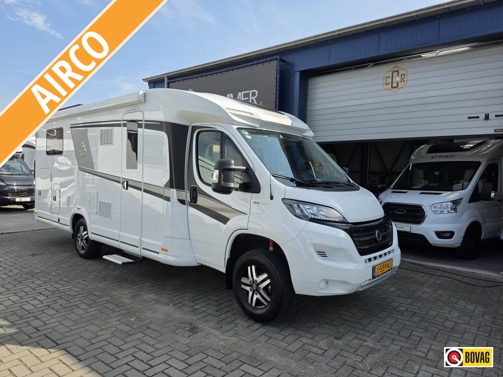 Knaus Sky TI 700 MEG Platinum Vol opties Levelsysteem Airco, Caravans en Kamperen, Campers, Automaat, Ringverwarming, Fiat, Bedrijf