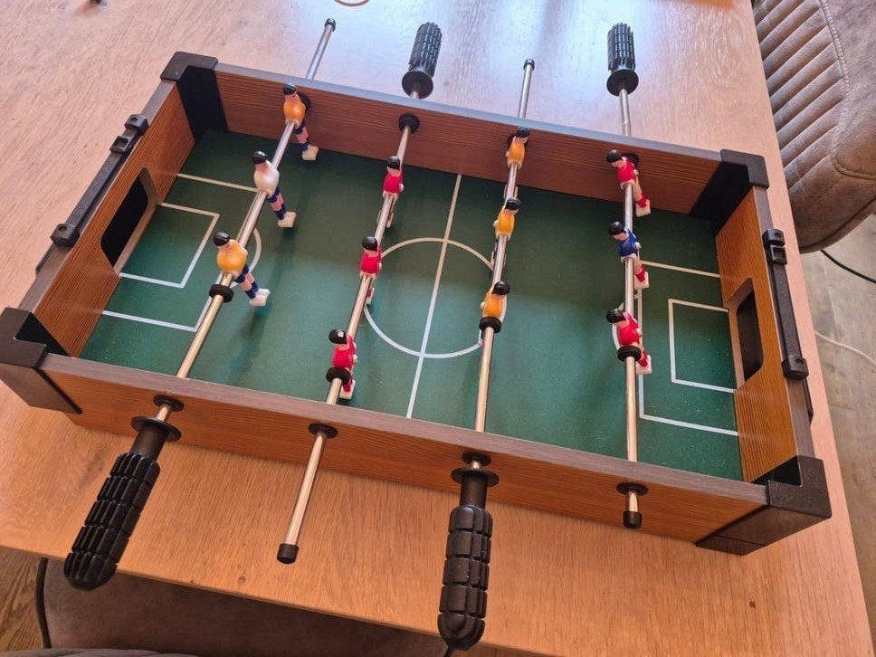 Mini tafelvoetbal spel (tafelmodel), Ophalen, Gebruikt