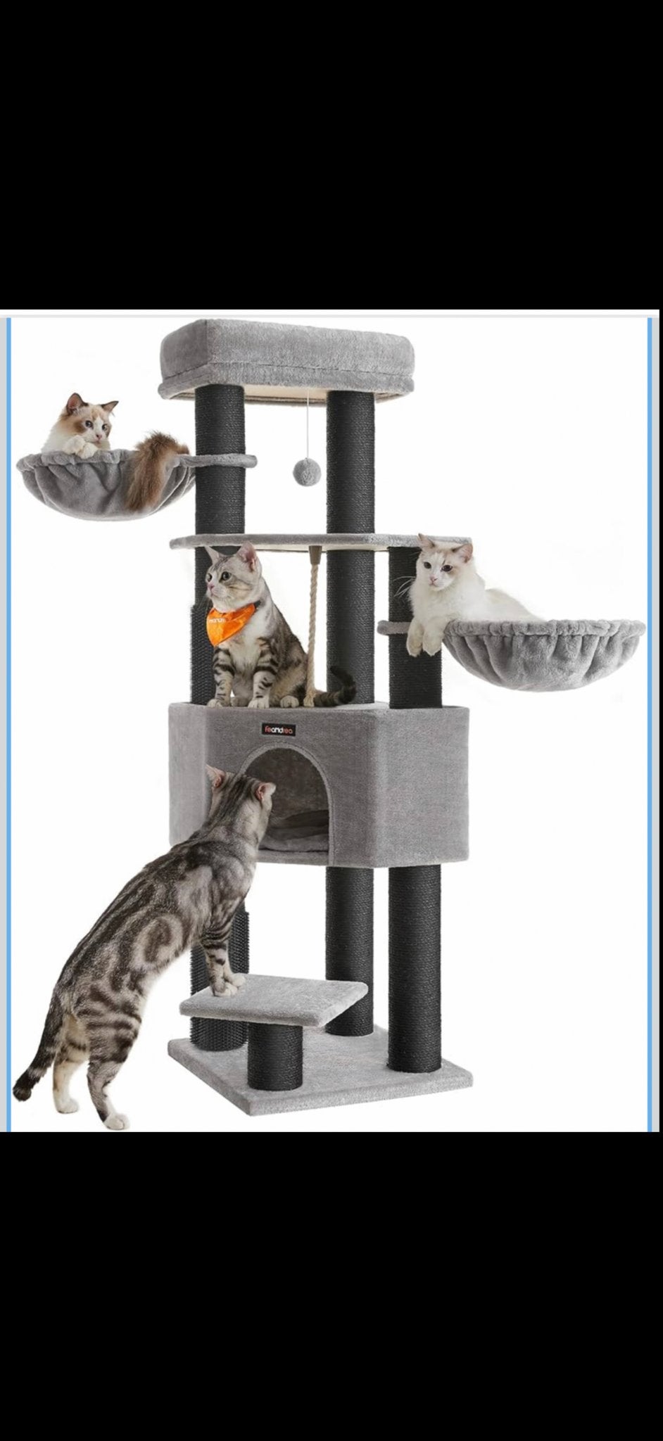 Feandrea zelfverwarmende kattenkrabpaal, Dieren en Toebehoren, Meerdere dieren
