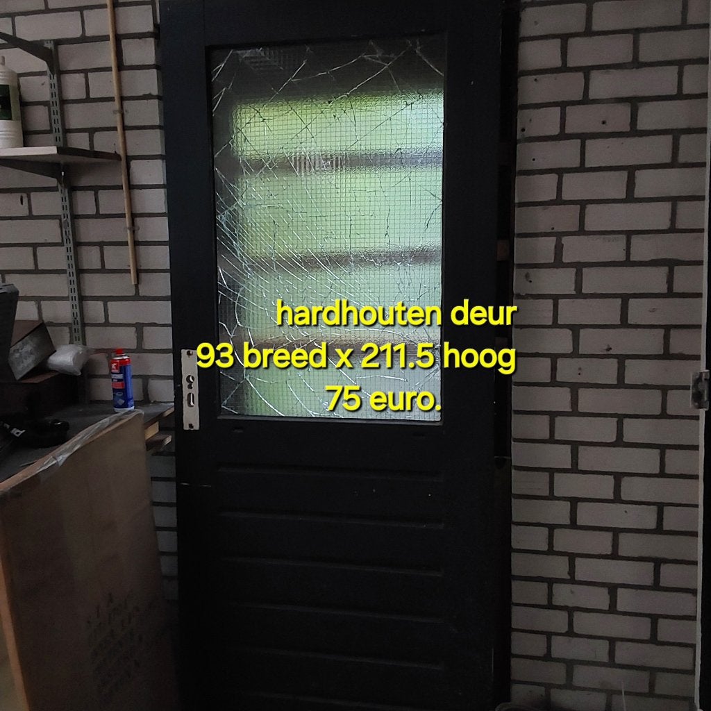 buiten deur, Ophalen, Gebruikt, 80 tot 100 cm, Buitendeur