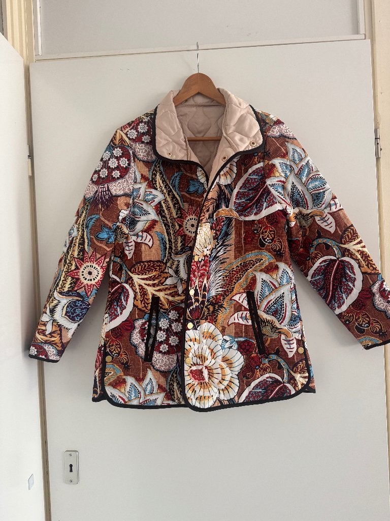 gewatterde jas, Ophalen, Nieuw, Maat 36 (S), Meerkleurig