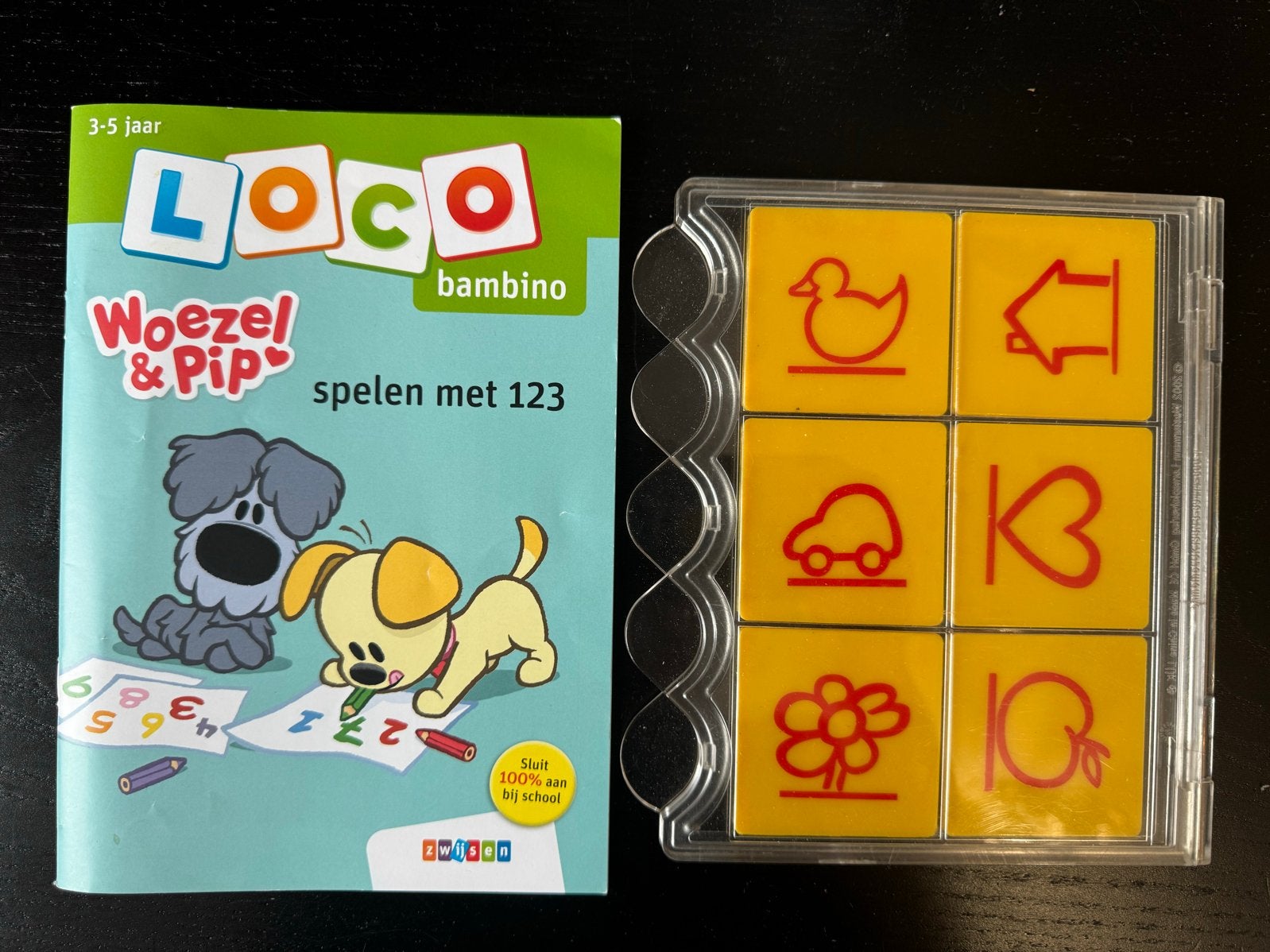 Woezel & Pip Loco Bambino Spelen met 123, Ophalen of Verzenden, Zo goed als nieuw, Puzzelen