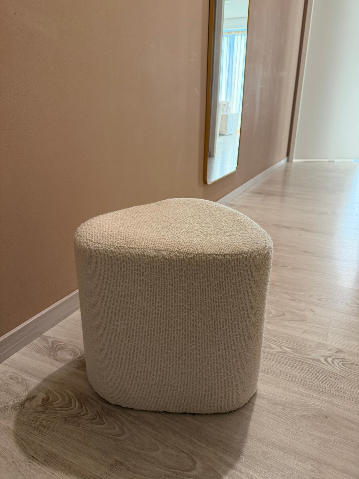 Teddy poef, Ophalen, Zo goed als nieuw, Rond, Minder dan 50 cm