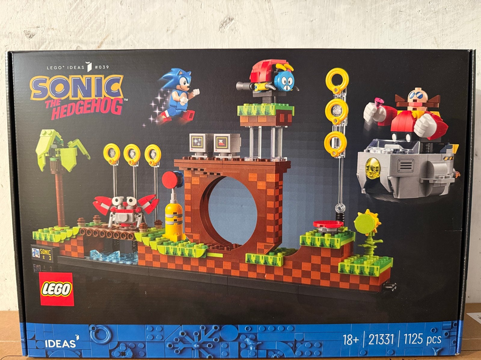 LEGO Ideas Sonic the Hedgehog Green Hill Zone 21331, Nieuw, Ophalen of Verzenden, Ideas, Complete set