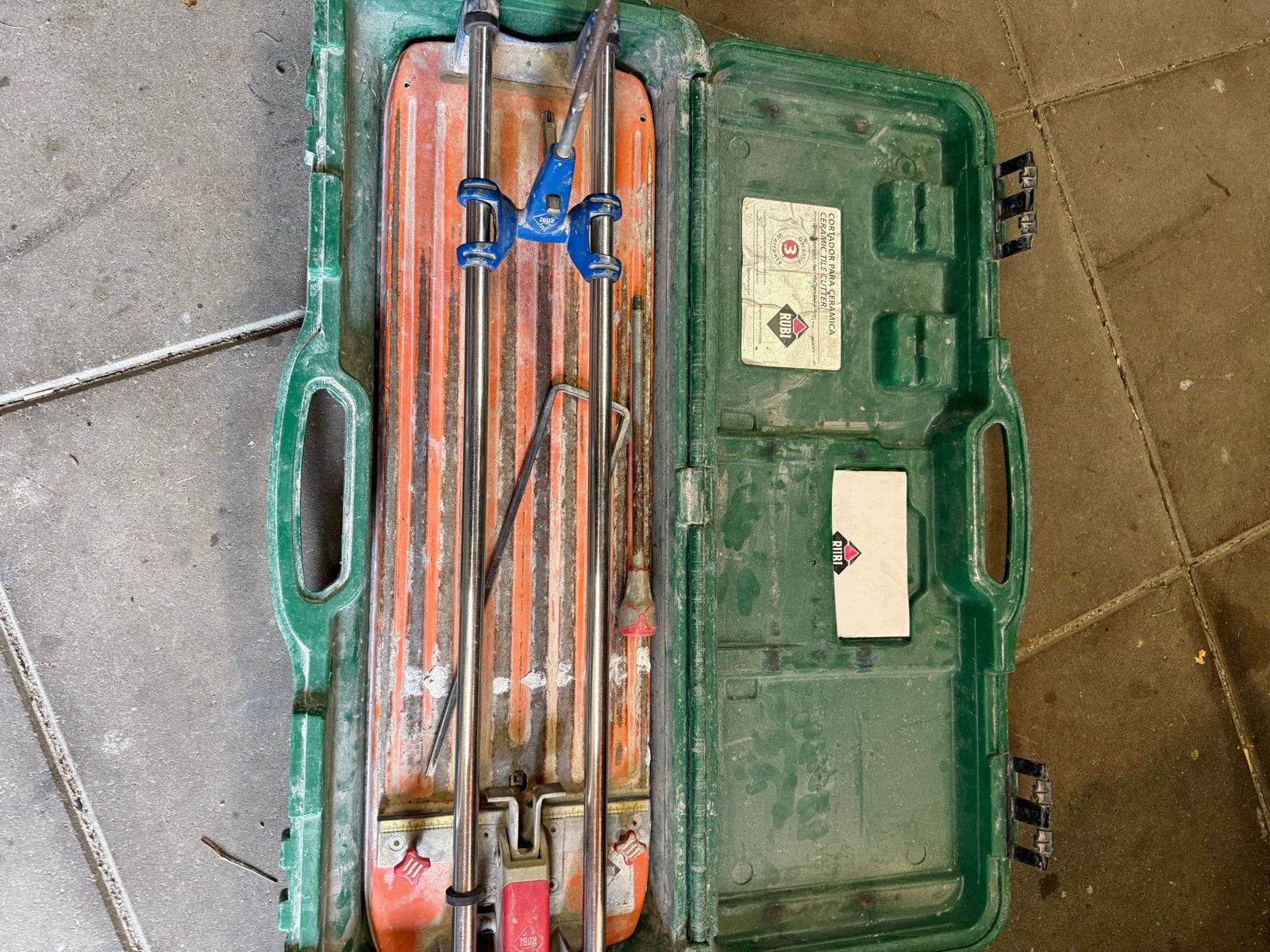 Rubi Tegelsnijder TS-50 in Koffer - Gebruikt, Ophalen, Gebruikt, Snijgereedschap, Rubi