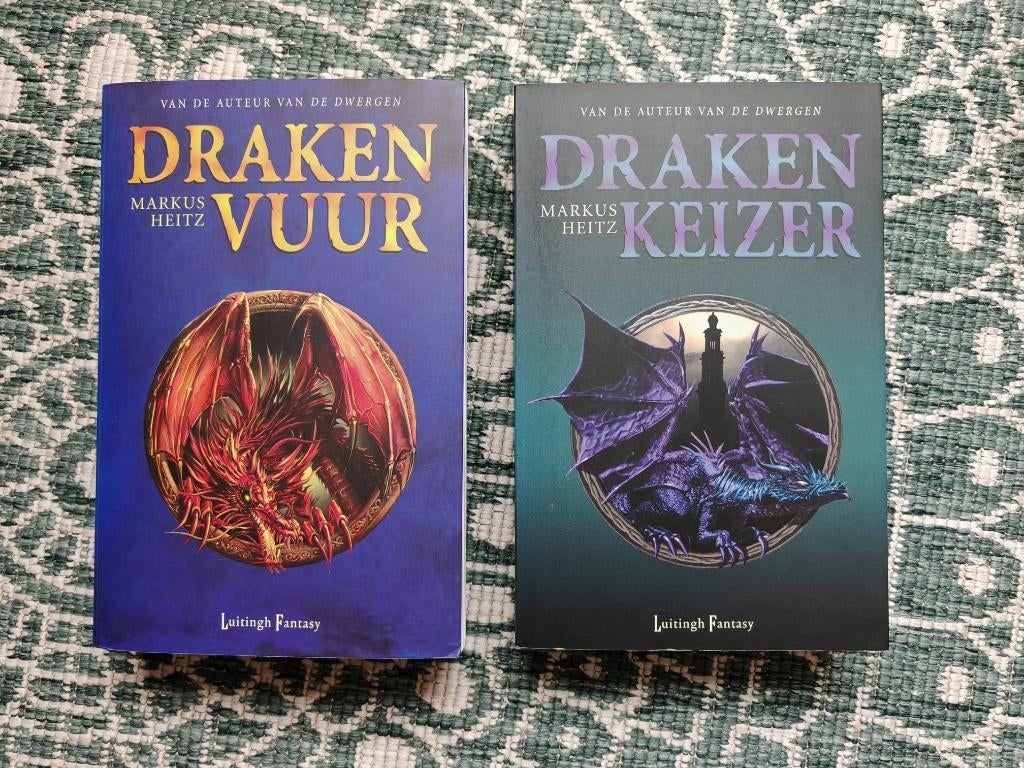 Markus Heitz - De Draken – 2‑delige serie, Ophalen of Verzenden, Zo goed als nieuw, Markus Heitz