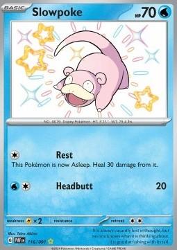 SLOWPOKE 116/091 - PALDEAN FATES, Ophalen of Verzenden, Nieuw, Losse kaart, Foil