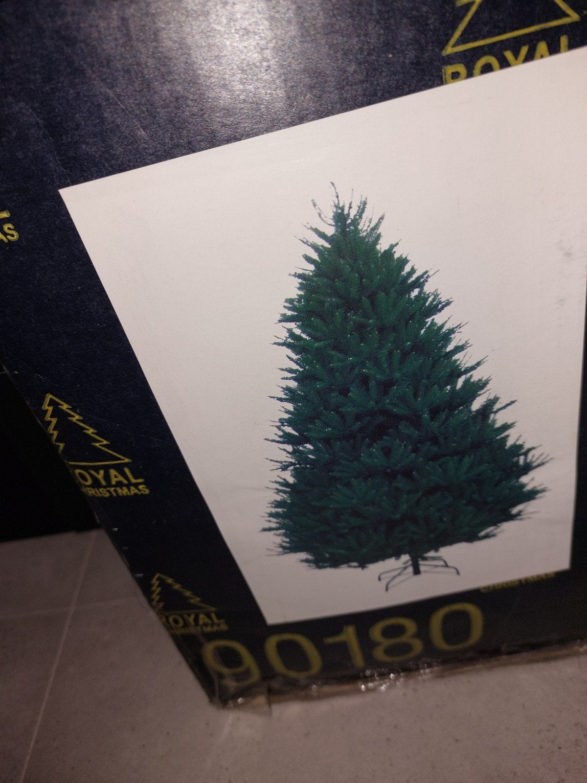 Kunstkerstboom 90 bij 180., Ophalen