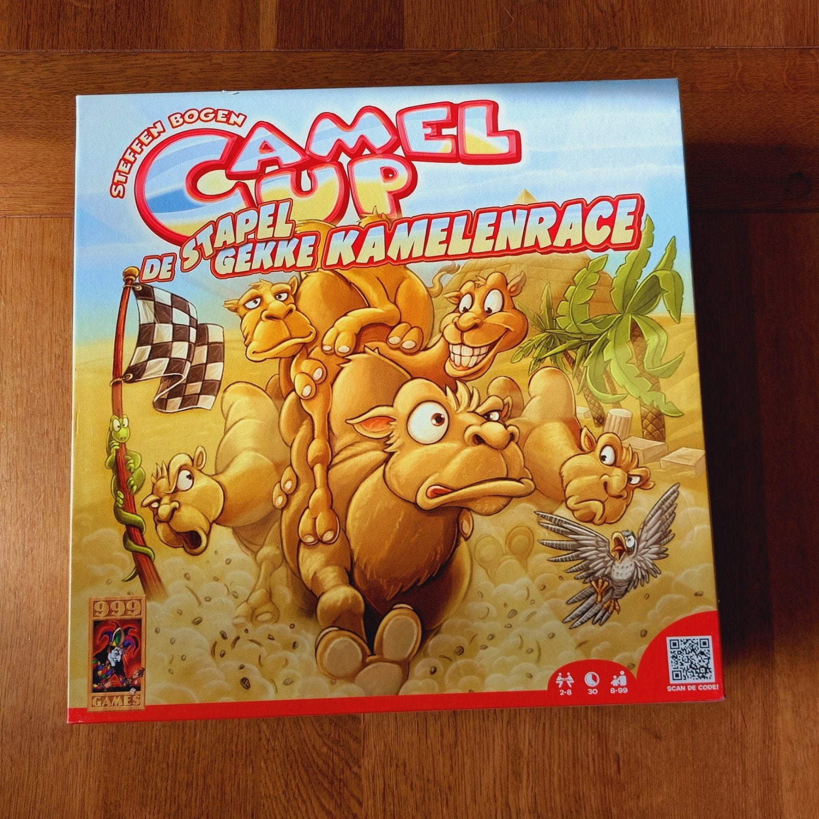 Camel up bordspel van 999 games, Drie of vier spelers, Ophalen of Verzenden, Zo goed als nieuw, 999 Games