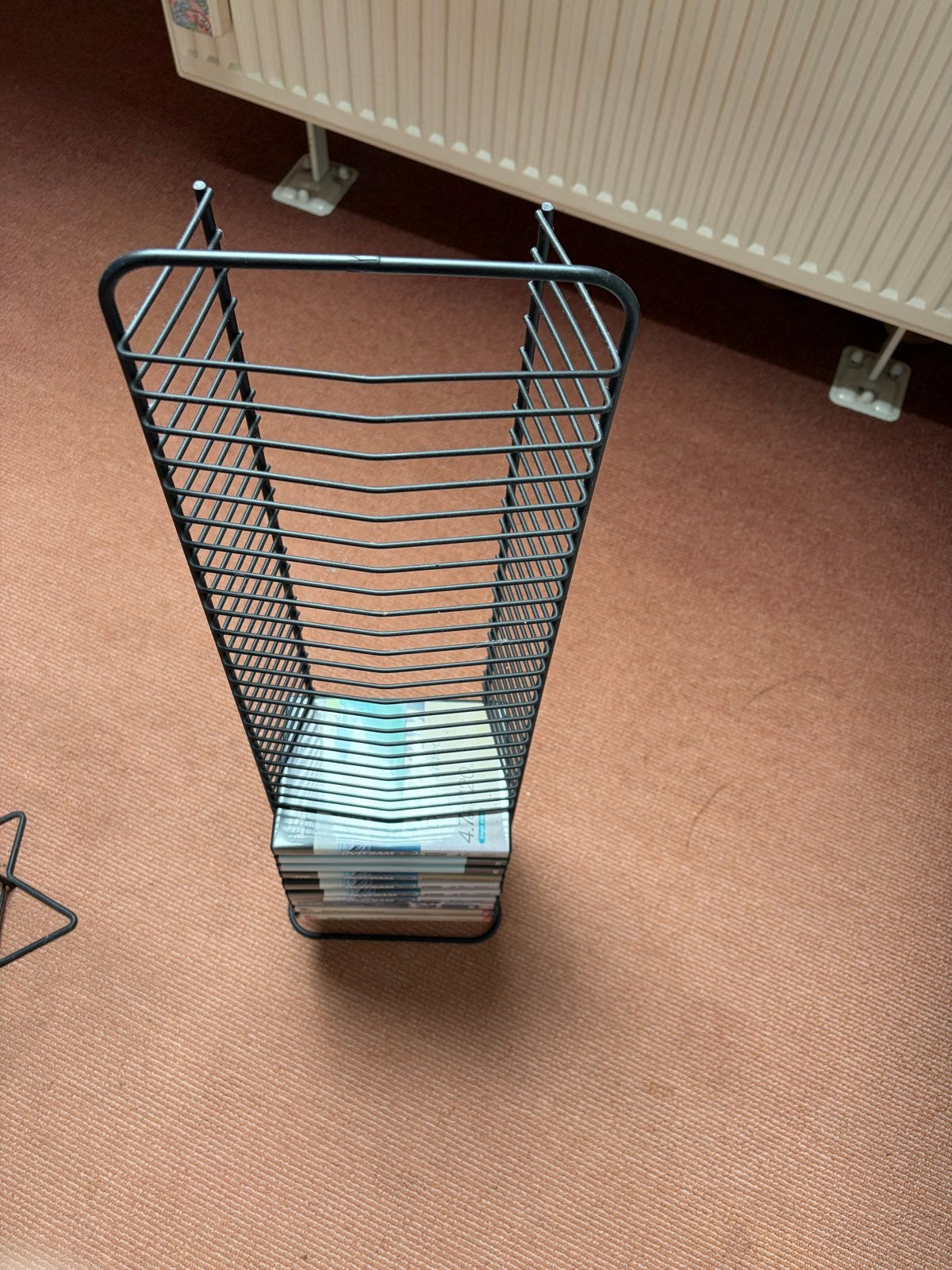 Metalen DVD rack - 80 cm hoog, Ophalen, Dvd's, Zo goed als nieuw, Metaal