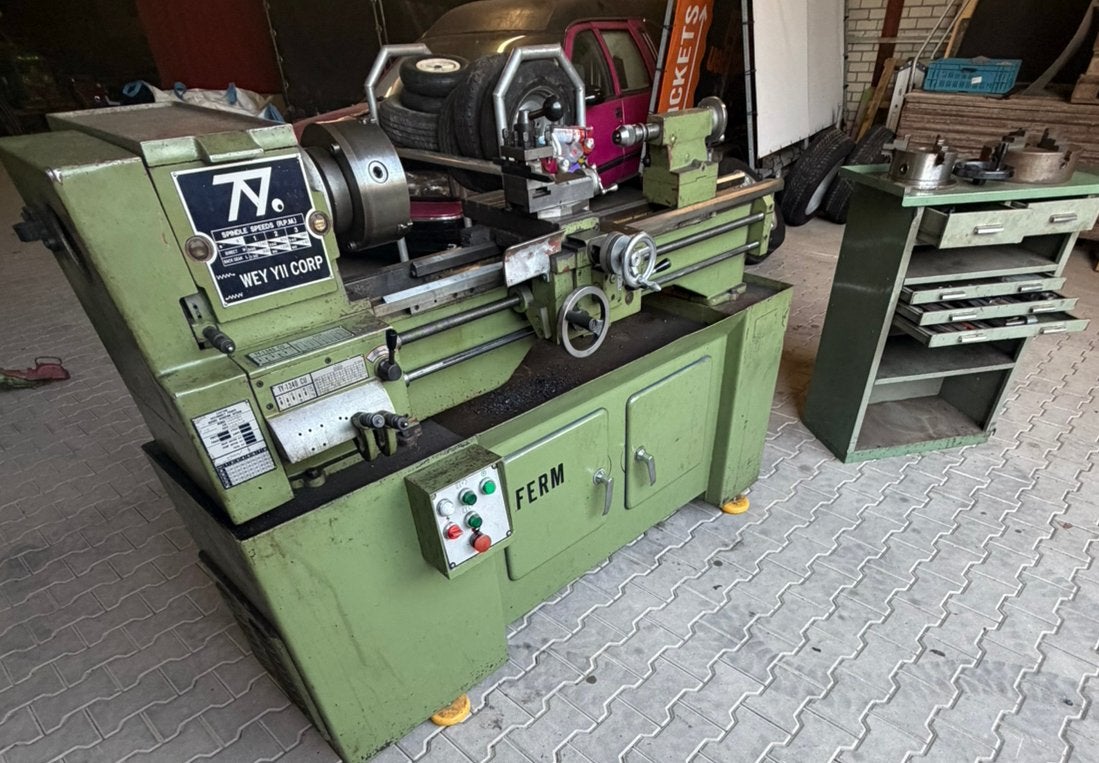 JET 40 inch metaaldraaibank – Model 1240PY incl accessoires, Ophalen of Verzenden, Zo goed als nieuw, Metaaldraaibank