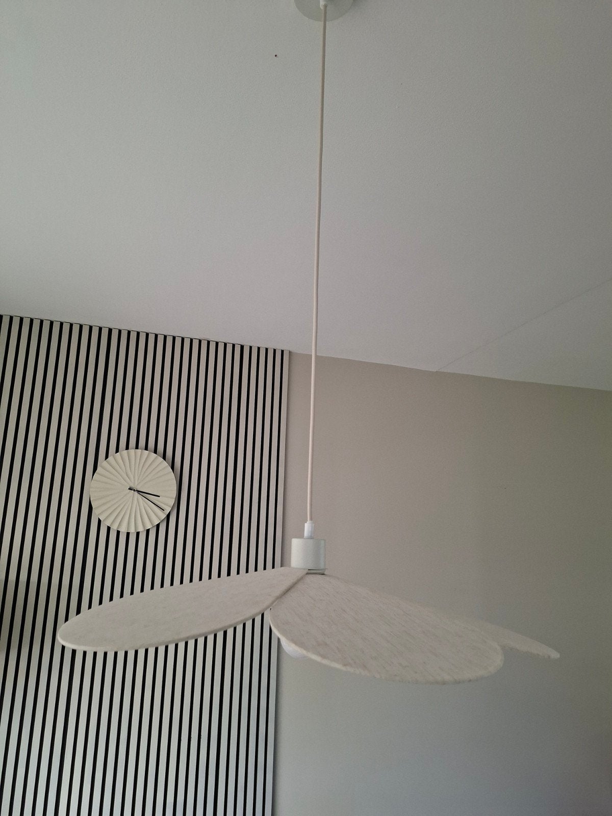 Hanglamp in de vorm van een bloem, Gebruikt, Textiel, Modern, E27 (groot)