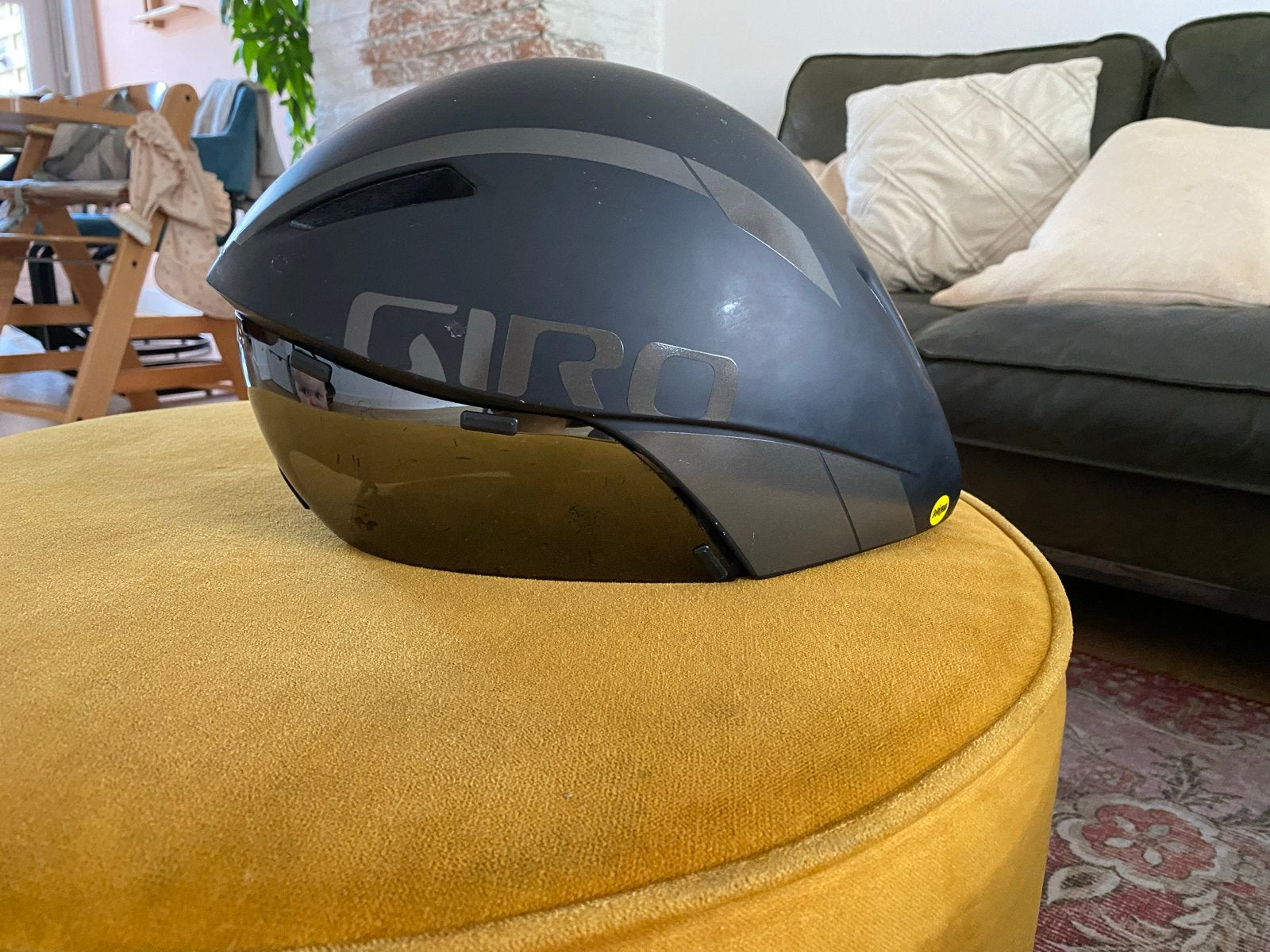 Giro Aerohead MIPS tijdrithelm - Maat M, Ophalen of Verzenden, Gebruikt, M, Heer of Dame