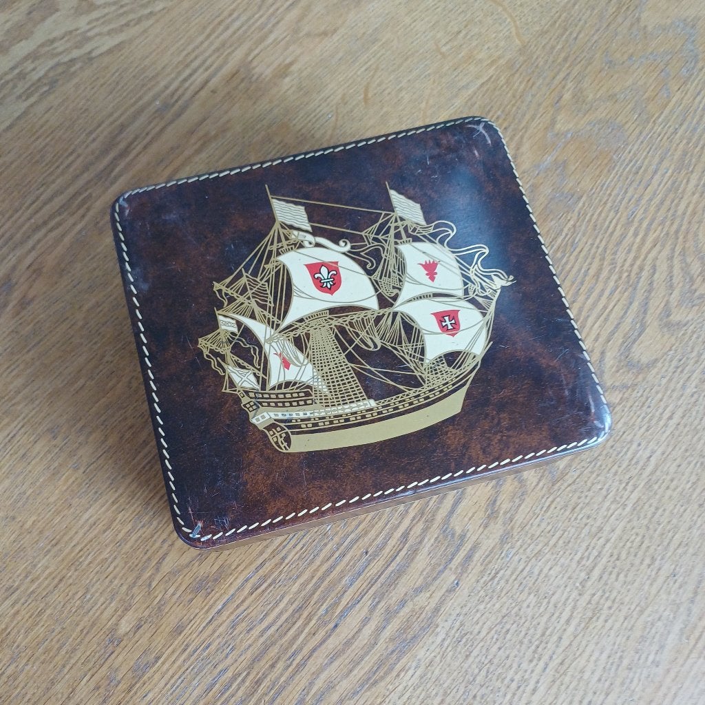 Vintage blik schip, Ophalen of Verzenden, Gebruikt, Overige, Overige merken