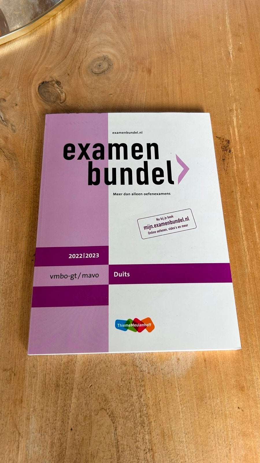 Examenbundel vmbo-gt/mavo Duits 2022/2023, Ophalen of Verzenden, Zo goed als nieuw, MBO