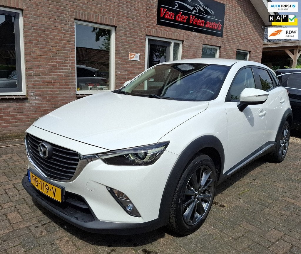 Mazda CX-3 2.0 SkyActiv-G 120 GT-M Dealer onderhouden! O.a., Auto's, Mazda, Bedrijf, Te koop, CX-3, ABS, Achteruitrijcamera, Airbags