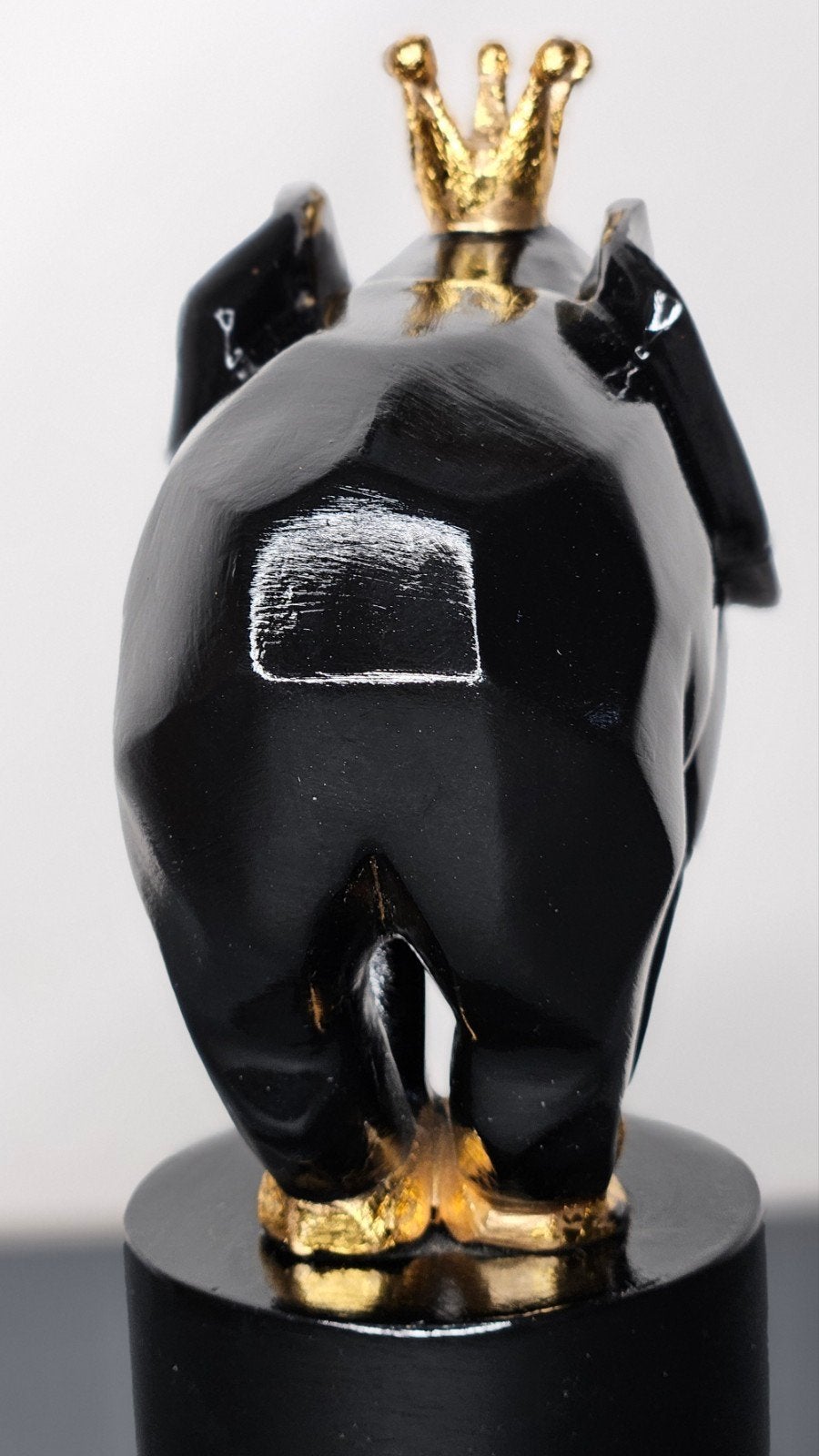 Beeldje "Olifant zwart" H.20cm, Ophalen of Verzenden, Nieuw, Dier