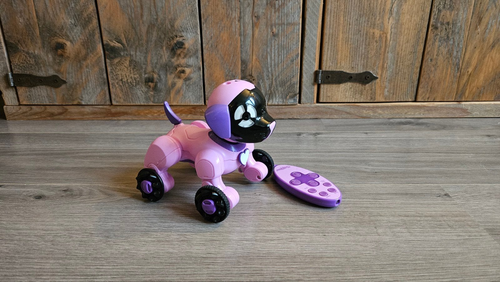 Robot hondje met afstandsbediening, Ophalen, Gebruikt