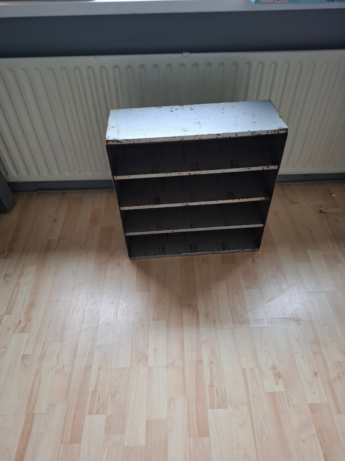 Vintage HACEKA metalen opbergrek / archiefkast, Ophalen, Gebruikt