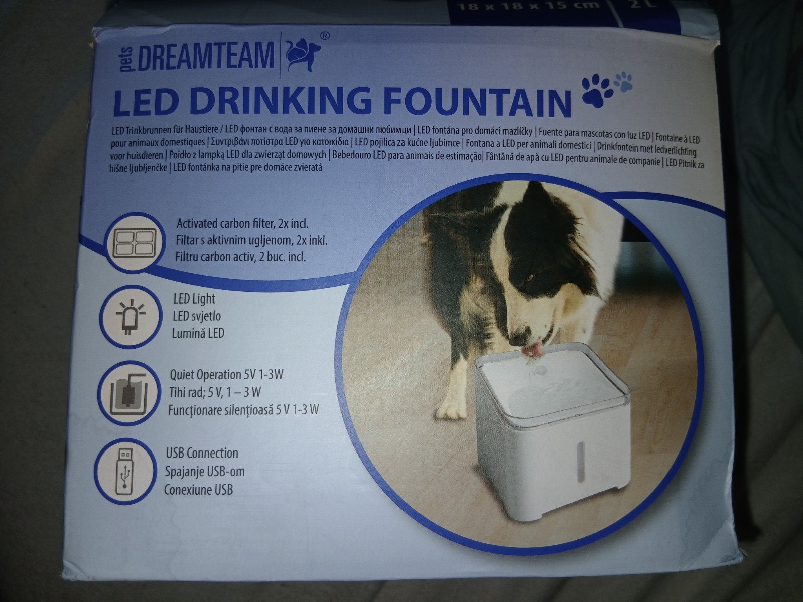 NIEUWE ELEKTRICHE WATERDRINkbak(fontein) voor HOND/KAT, Ophalen of Verzenden, Nieuw