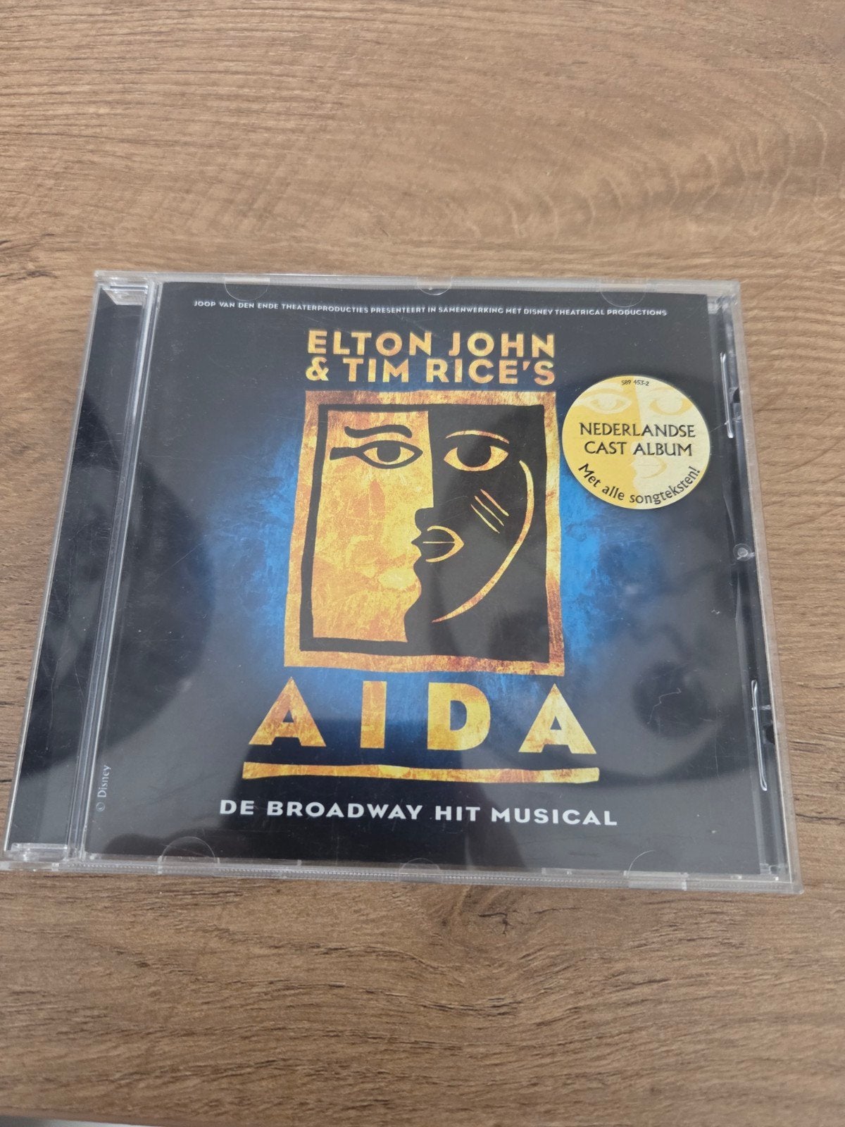 Elton John & Tim Rice's Aida - De Broadway Hit Musical CD, Overige genres, Ophalen of Verzenden, Zo goed als nieuw, Inclusief boekje