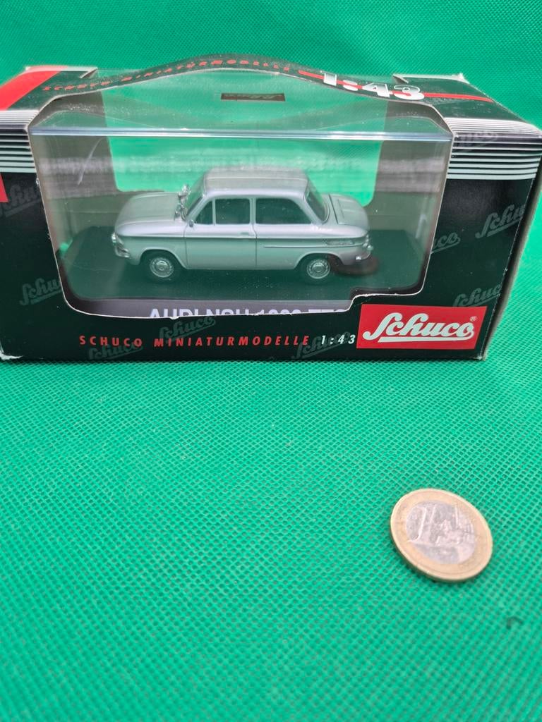 35 audi nsu 1000 tts 1/43 schuco, Ophalen of Verzenden, Zo goed als nieuw, Auto, Schuco