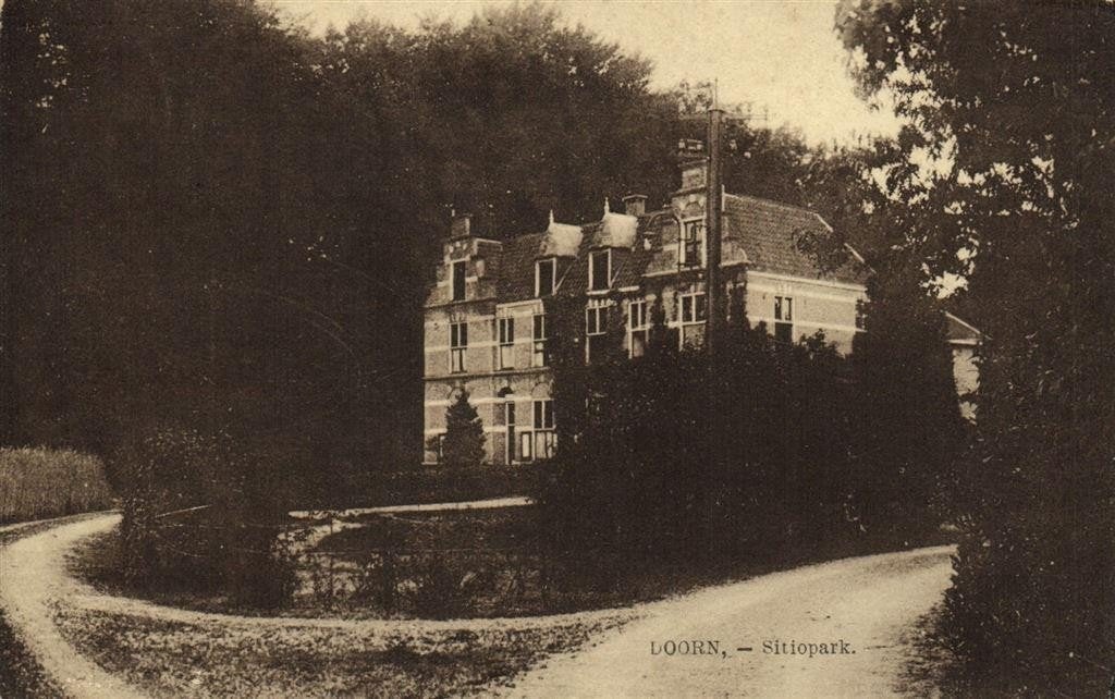 Doorn, - Sitiopark. - 1922 gelopen, Ophalen of Verzenden, 1920 tot 1940, Gelopen, Utrecht