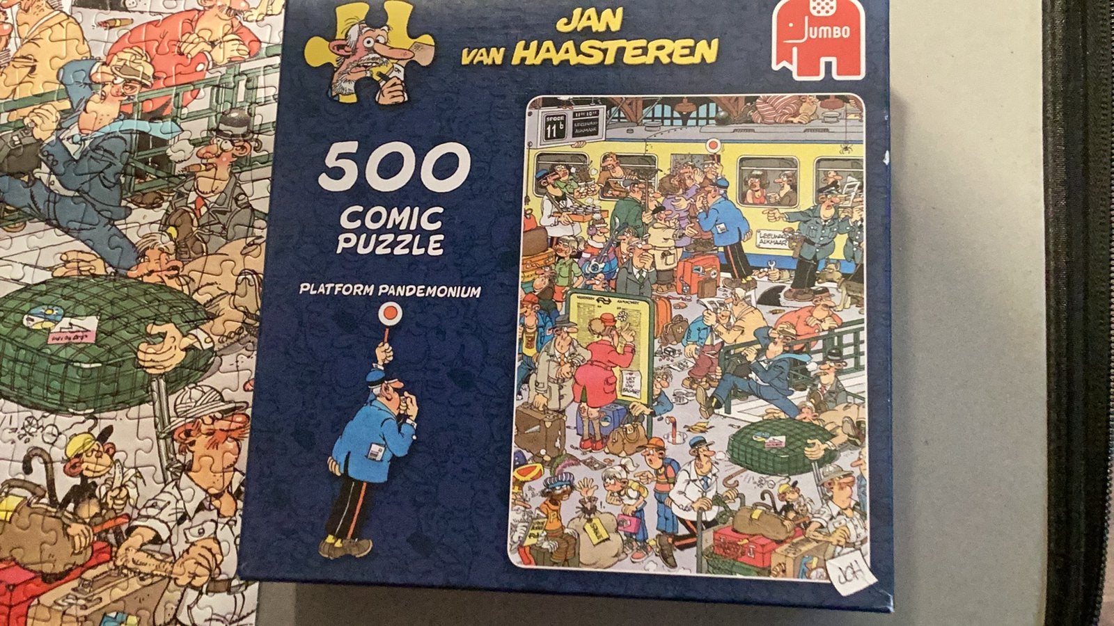 Puzzel Jan van Haasteren: Platform Pandemonium, Ophalen of Verzenden, 500 t/m 1500 stukjes, Zo goed als nieuw