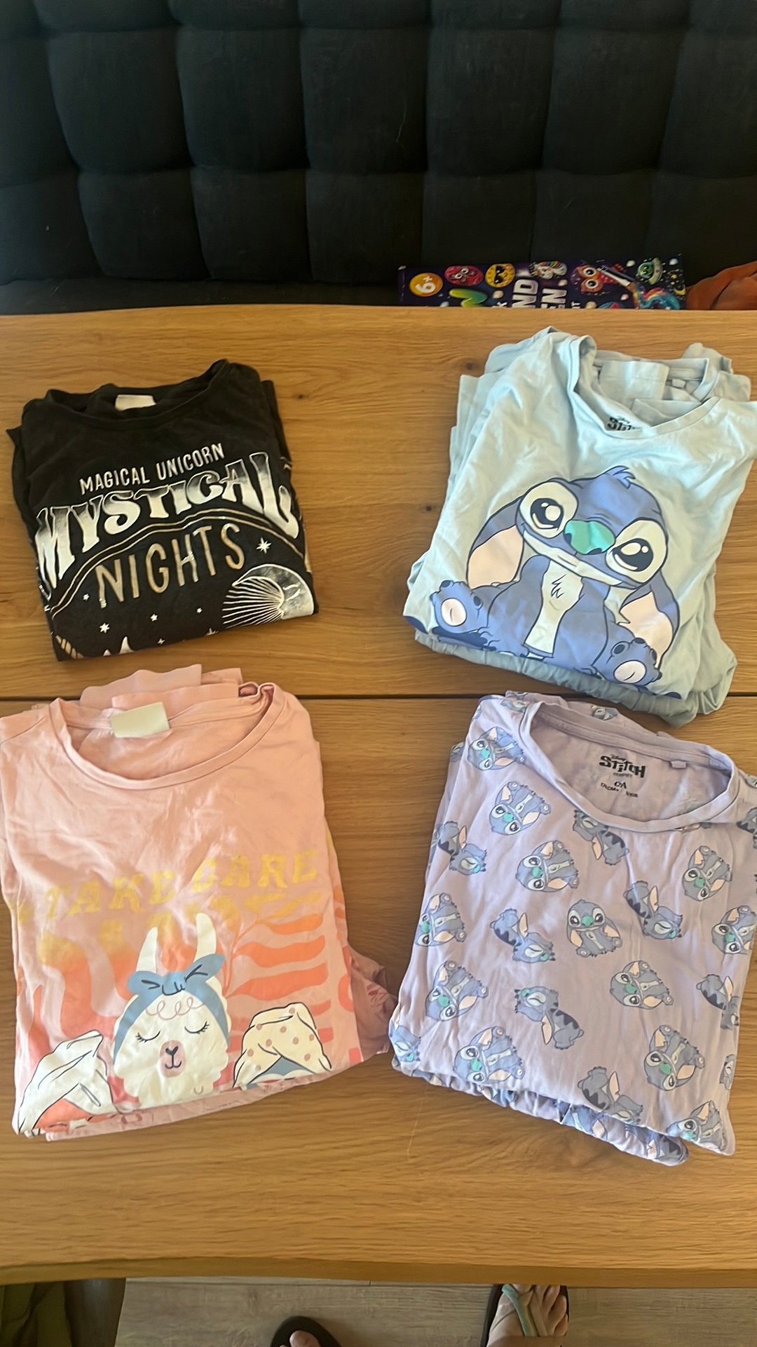6 Pyjama sets maat 170/176 C&A, Ophalen of Verzenden, Gebruikt, Meisje, Nacht- of Onderkleding