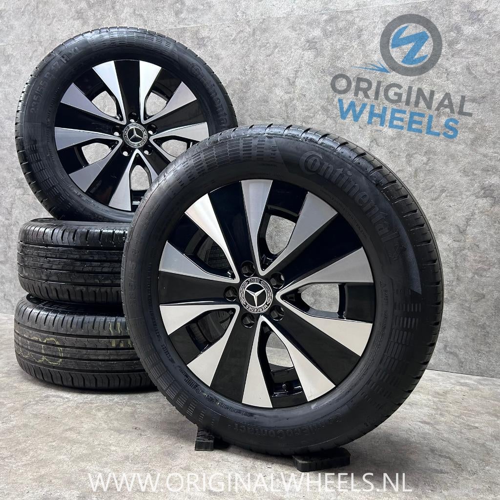 17 inch originele velgen + zomerbanden Mercedes Vito / Viano, Auto-onderdelen, Banden en Velgen, Banden en Velgen, Zomerbanden