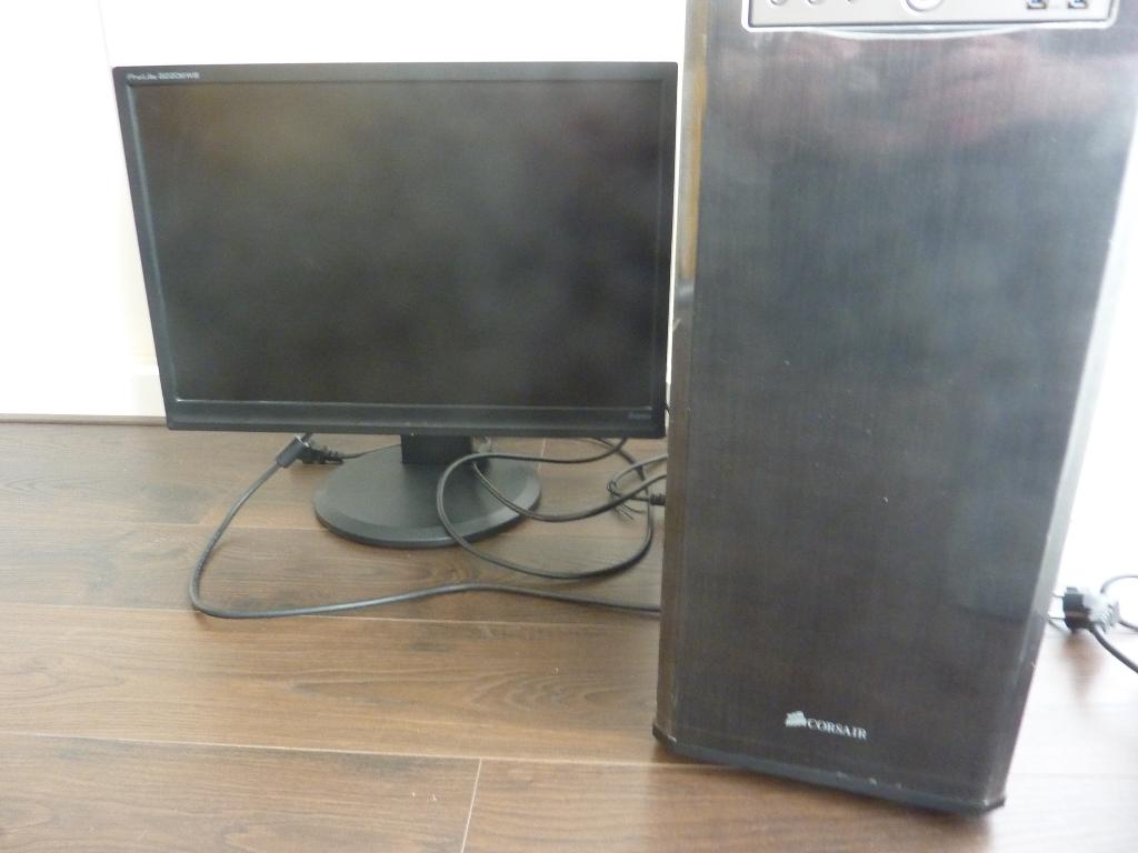 desktop PC Intel i3 Windows 10 16GB Antec Monitor Iiyama 22, Gebruikt, Intel, SSD, Intel Core i3