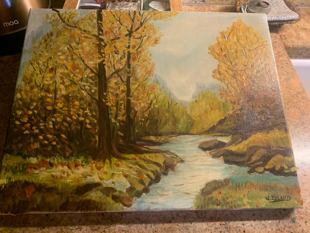 Prachtig olieverfschilderij van J. Eelants, Breda, Antiek en Kunst, Kunst | Schilderijen | Klassiek, Ophalen of Verzenden