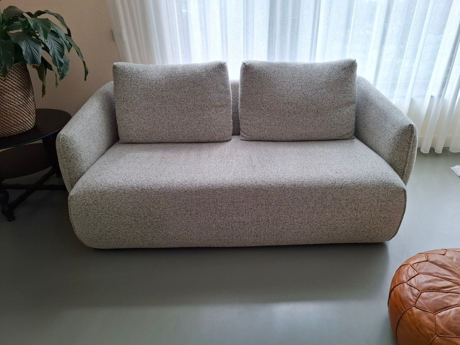 Montel 2,5 zits bank model Icon, 150 tot 200 cm, 75 tot 100 cm, Ophalen of Verzenden, Rechte bank