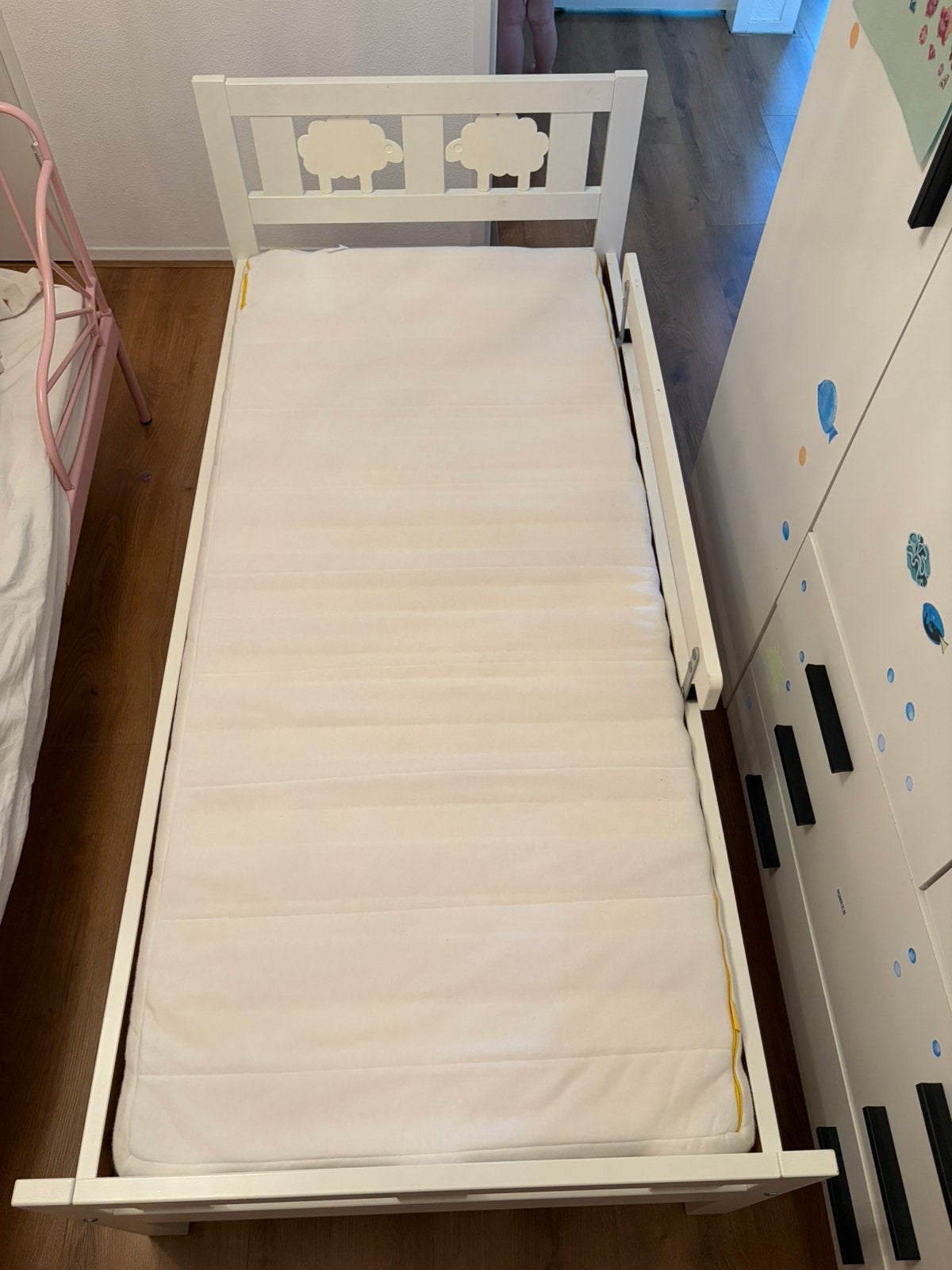 Peuterbed  ikea compleet, 70 tot 85 cm, 140 tot 160 cm, Zo goed als nieuw, Ophalen
