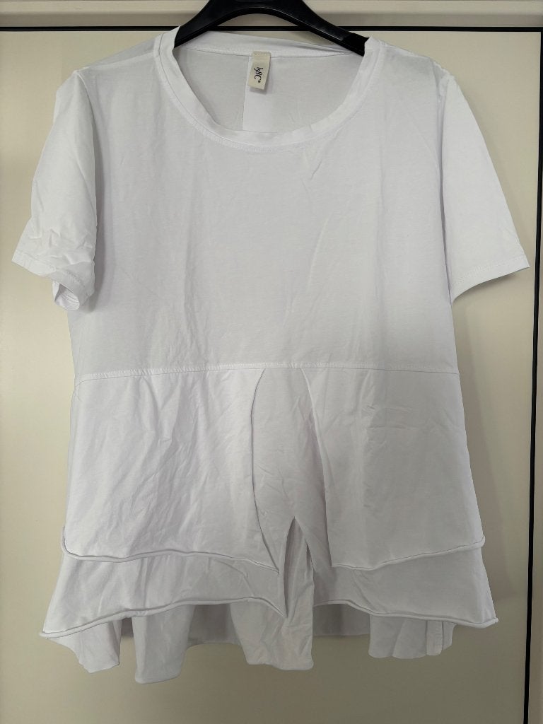 158c t-shirt / shirt wit one size, Kleding | Dames, Verzenden, Wit, 158c, Maat 42/44 (L)