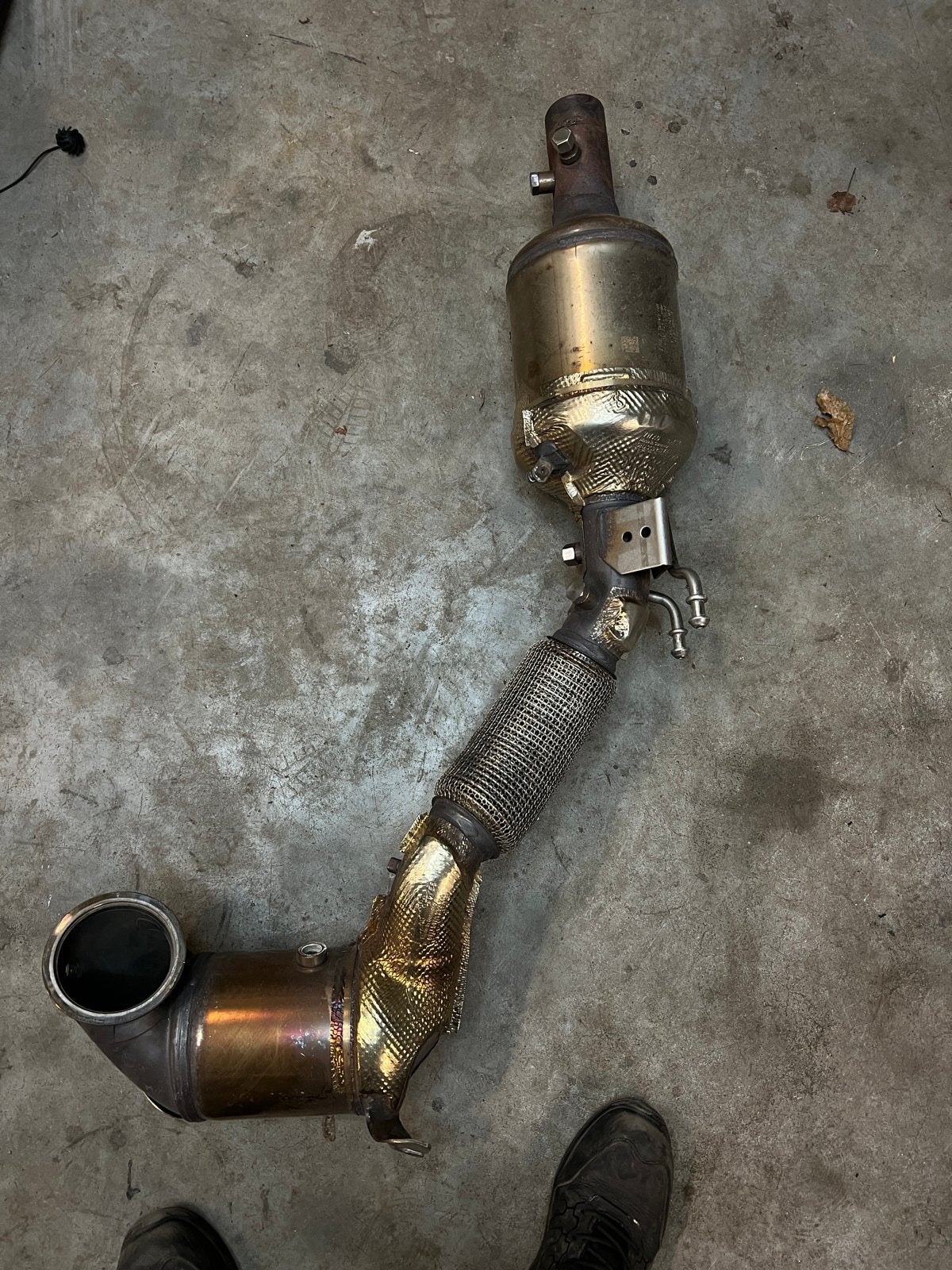VW Golf 8 GTI originele downpipe 5Q0 181 GC, Ophalen of Verzenden, Gebruikt, Volkswagen