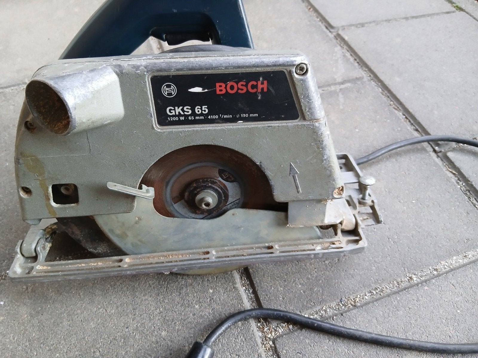 Bosch GKS 65 Cirkelzaag - 1200W, 65mm zaagdiepte