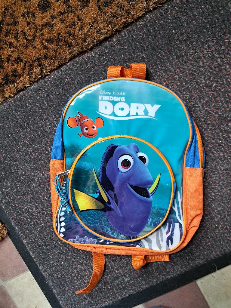 rugzak kind Finding Nemo Dory NIEUW turquoise/blauw/oranje, Verzamelen, Ophalen of Verzenden, Overige figuren, Nieuw, Tas, Koffer of Zak