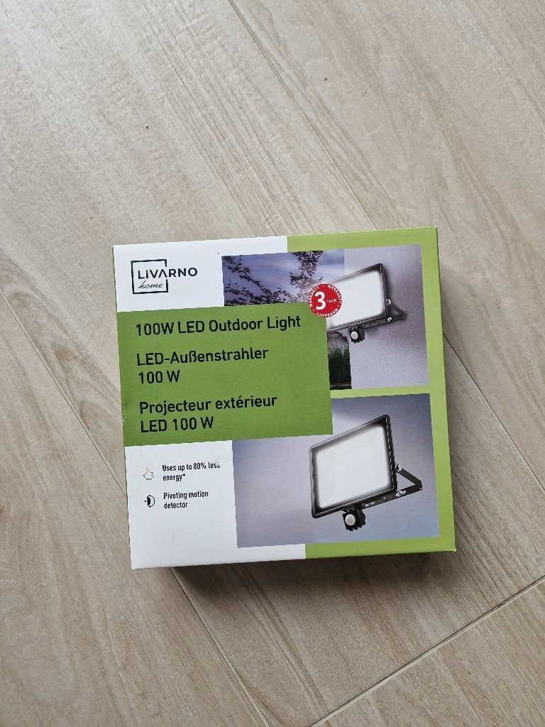 LIVARNO Led-buitenlamp met sensor, Tuin en Terras, Ophalen, Overige materialen, Wandlamp, Led