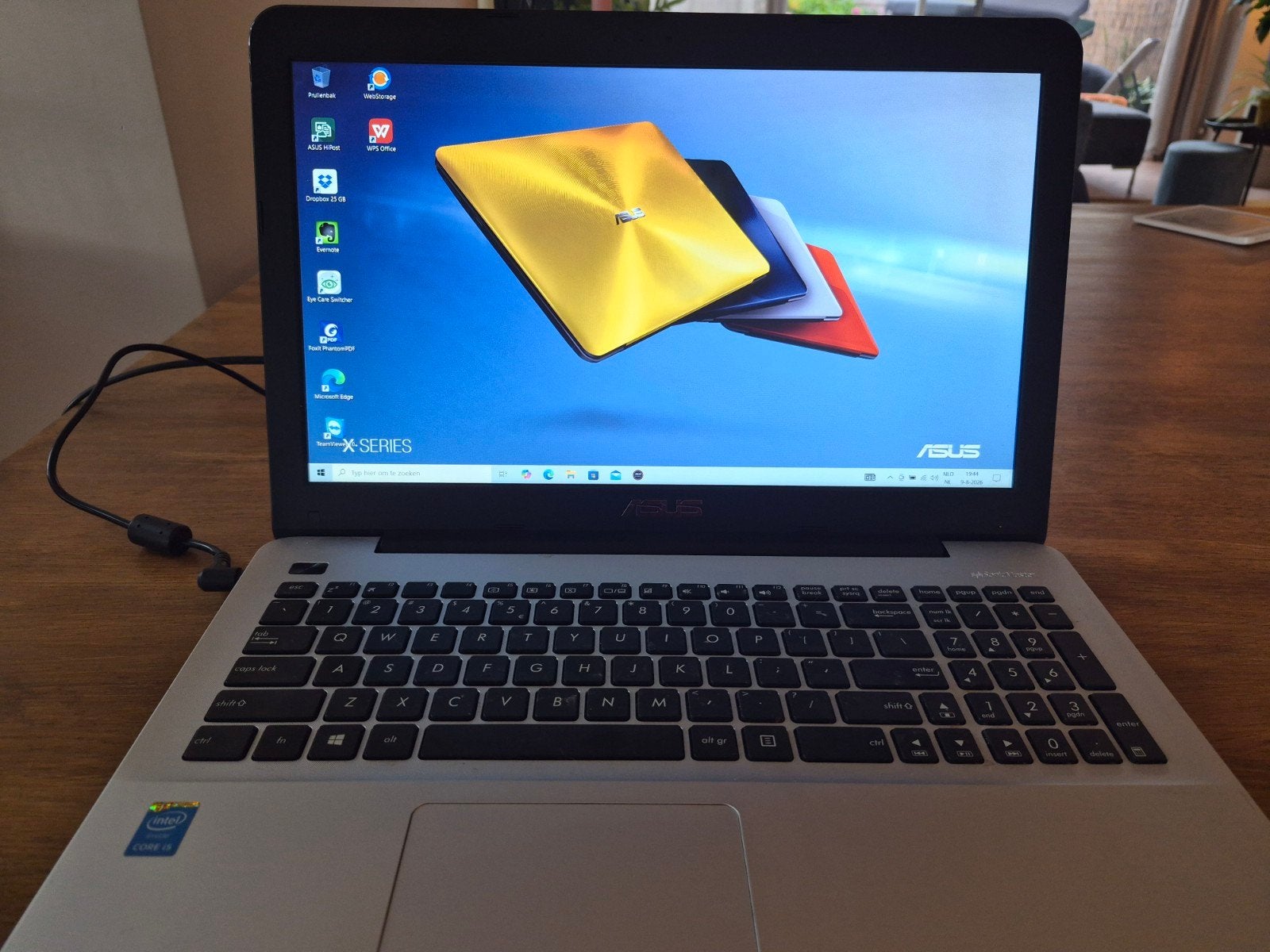 Asus laptop intel core i5-5200u cpu @ 2.20 ghz, Ophalen, Gebruikt, Dvd-speler, Overige merken