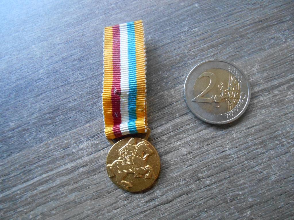 Medaille 2 daagse mars Diekirch miniatuur, Postzegels en Munten, Penningen en Medailles, Ophalen of Verzenden, Overige materialen